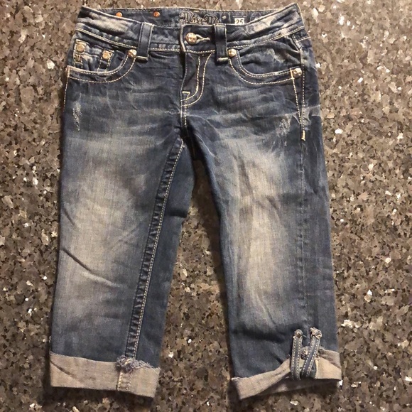 Miss Me Cuffed Jeans Crop size 25 (JE534OC2) - 2 - Picture 6 of 11